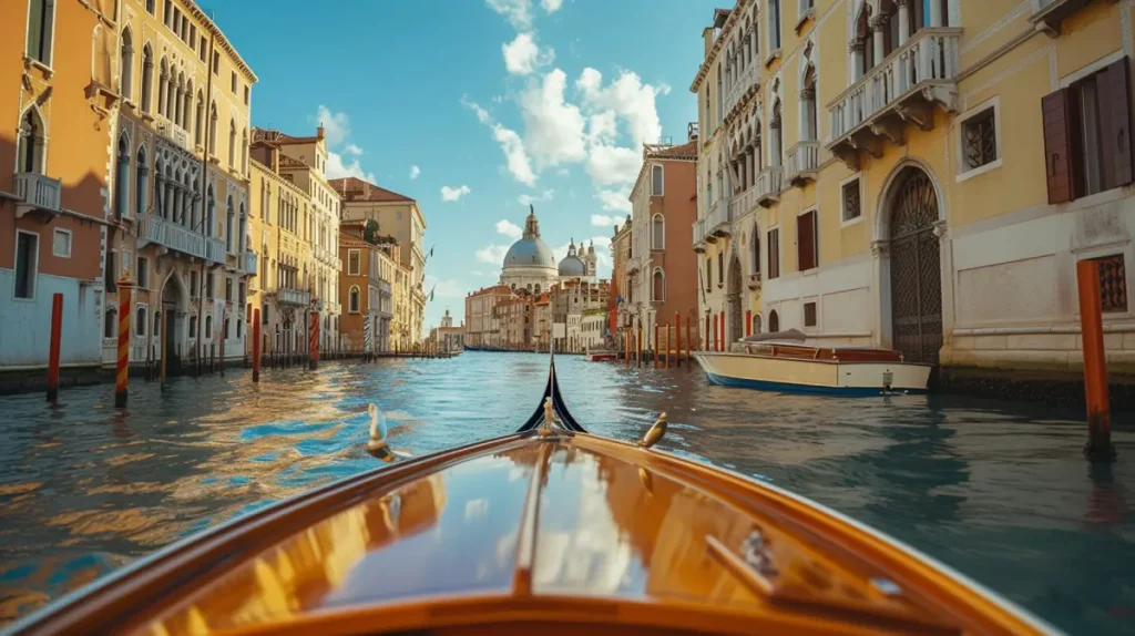Gondole à Venise (Italie)